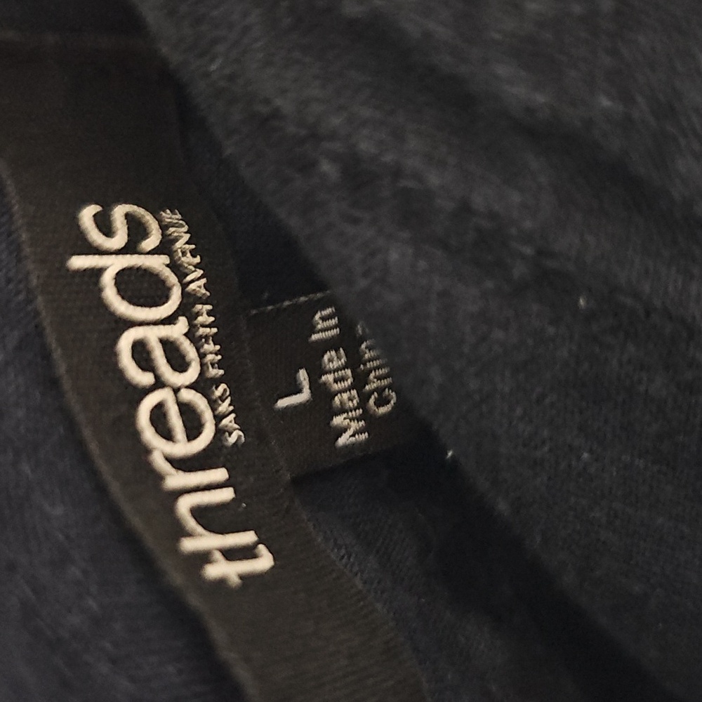 Threads Dark Blue Linen Pants - Picture 2 of 5
